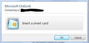 outlook 2010 smart card prompt|Outlook 2010 Insert Smart Card .